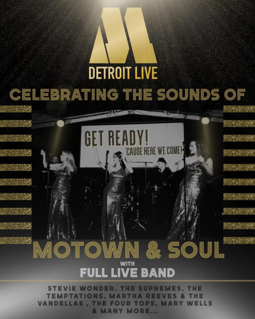 Detroit Live Motown Tribute Poster